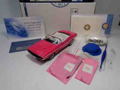 FRANKLIN MINT RARE 1970 DODGE CHALLENGER 440 SIX PACK #406/440 BNIB W/DOCS NEW