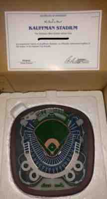 DANBURY MINT Kauffman Stadium Kansas City Royals MLB New In Box/Never Displayed