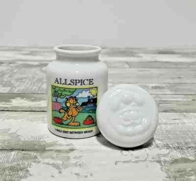 The Danbury Mint Garfield Paws Spice Jar 1994 - Allspice
