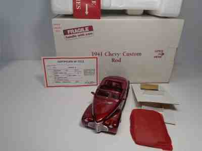 DANBURY MINT 1941 CHEVROLET "CHEVY CUSTOM ROD" NIB TITLE --LOW STARTING BID---