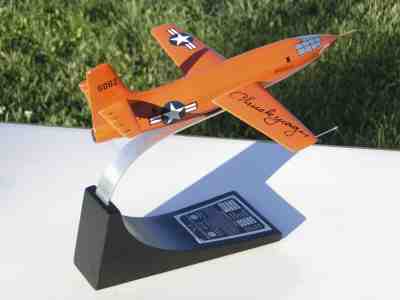 Danbury Mint Bell X-1 Chuck Yeager Signed Model - No Reserve