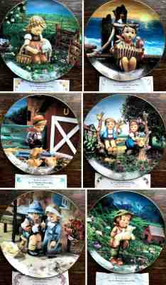 SET OF 24 M.J. Hummel Goebel LITTLE COMPANIONS Danbury Mint Collector Plates 8"
