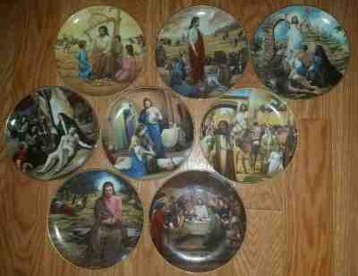 DANBURY MINT LIFE OF CHRIST PLATE COLLECTION ARTEFFECTS ARTIST LOU MARCHETTI