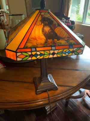 Dachshund Table Lamp by Danbury Mint - rare collectible!