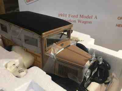 Danbury Mint 1:24 - 1931 FORD MODEL A STATION WAGON - Mint In Box         