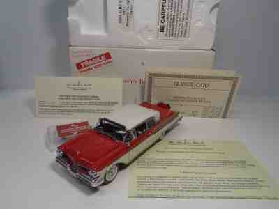 DANBURY MINT 1957 MERCURY TURNPIKE CRUISER 2 DR.HT  BNIB W/ DOCS RASH FREE SHARP
