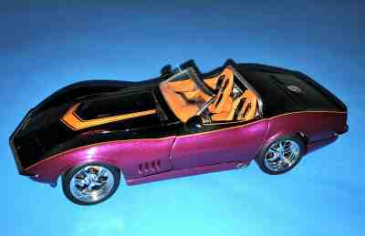1/24 Diecast Danbury Mint 1968 Corvette Convertible Pro-Touring Loose, no box