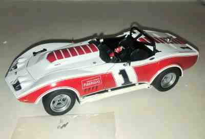 Rare 1/24 Diecast Danbury Mint 1969 Corvette Owens/Corning Fiberglass Racer #1