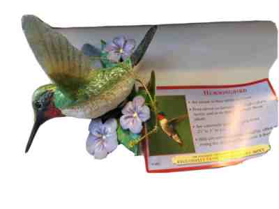 Christmas Ornament Ceramic DANBURY MINT Songbird Collection lot of 10 w Box #2