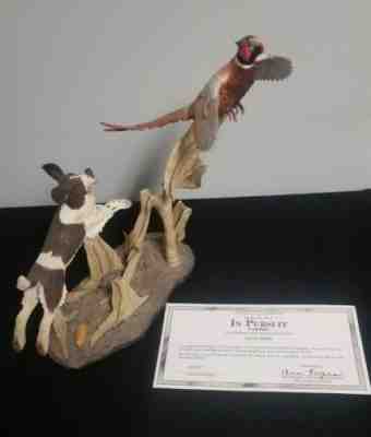 DANBURY MINT HUNTING DOGS AND GAME BIRDS - IN PURSUIT - A5120 - Collect 