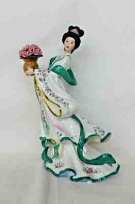 Danbury Mint Porcelain Figurine The Rose Princess Chinese Lena Liu Oriental