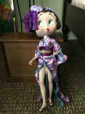 RARE Danbury Mint Extremely Rare Betty Boop Porcelain Doll Geisha Doll NIB RARE