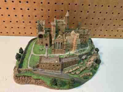 RARE!! The Danbury Mint "ROCK of CASHEL" Porcelain Hand Painted Castle/Fortress