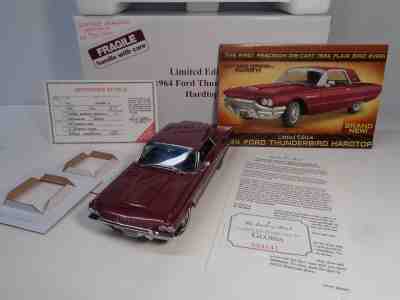 DANBURY MINT 1964 FORD THUNDERBIRD HT LE LOW #700/5000 BNIB W/DOCS&BRO RASH FREE