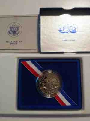 Danbury Mint 1986  Liberty Half Dollar Collectible Coin statue of liberty 100th