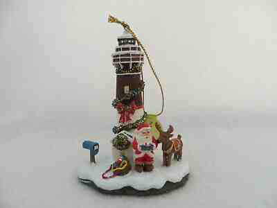 Christmas At Barnegat Danbury Mint Lighthouse Ornament - MINT