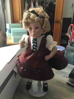 Danbury Mint “Dimples” Shirley Temple movie Classics 10 inch doll.  