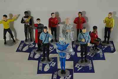 11 DANBURY MINT 1991 STAR TREK FIGURINES COA ORIGINAL