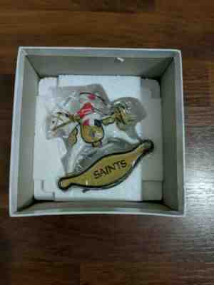 New Danbury Mint NFL New Orleans Saints 2011 Collectible Christmas Ornament