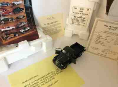 Danbury Mint ,1941 Plymouth Pickup ,w/title, original box, Private collection