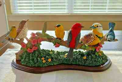 NEW Danbury Mint Summer Harmony Bird Figurines by Bob Guge