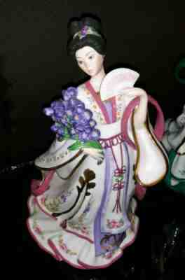 Danbury Mint THE IRIS PRINCESS  by Lena Liu Fine Porcelain Figurine Beautiful 