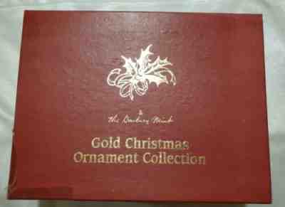 The 1998 Danbury Mint Gold Christmas Tree Angel Ornaments Noahs Ark Set Of 11