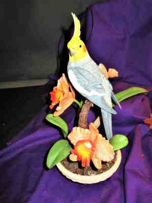 Danbury Mint Bird Figurines Cockatiel 