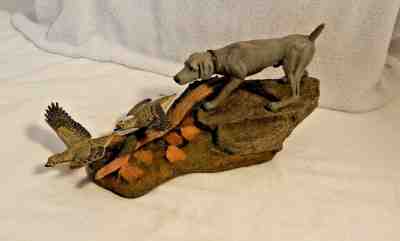 VINTAGE DANBURY MINT STAN BENTALL "AUTUMN HUNT" HUNTING DOGS BIRDS HOME  DECOR