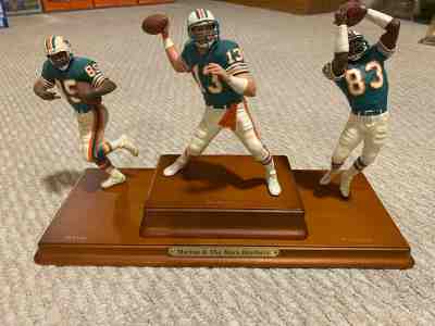 Dan Marino and Marx Brothers Danbury Mint Figurine - Mark Duper & Mark Clayton