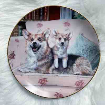 Couch Potatoes by Rick Garland Pembroke Welsh Corgi Danbury Mint Collector Plate