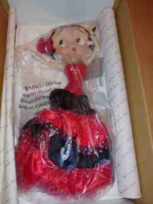 Danbury Mint Flamenco Betty, Beety Boop Porcelin Doll By Syd Hap