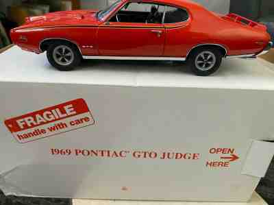 Danbury Mint Die Cast 1:24 1969 Pontiac GTO Judge Orange -New In Original Box