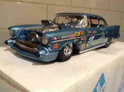 DANBURY MINT  -  1957 CHEVY PRO STREET SUPER COMP. 