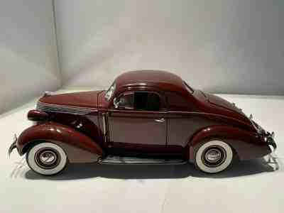 DANBURY MINT 1937 STUDEBAKER DICTATOR MAROON COUPE BOX UNRELEASED SAMPLE RARE!!