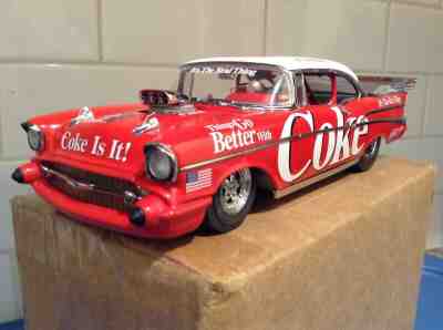 DANBURY MINT  -  1957 Coca-Cola CHEVROLET "PRO STREET" DRAG RACER   