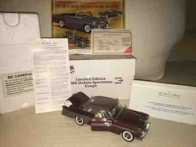 Danbury Mint Diecast Limited Edition 1956 DeSoto Sportsman Coupe w/Papers