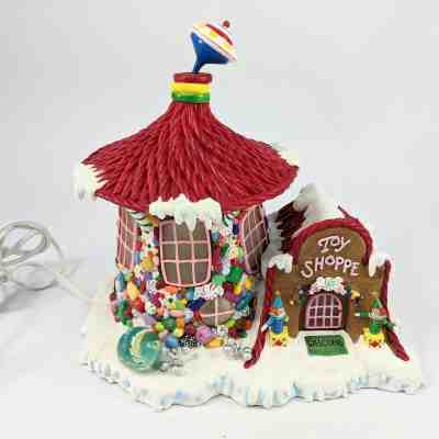 Danbury Mint Toy Shoppe Ceramic Christmas Decoration Lights Up Gingerbread