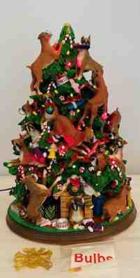 Danbury Mint Boxer Christmas Tree Retired & hard to find