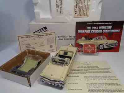 DANBURY MINT 1957 MERCURY TURNPIKE CRUISER CONVERTIBLE  BNIB W/ DOCS COMPLETE