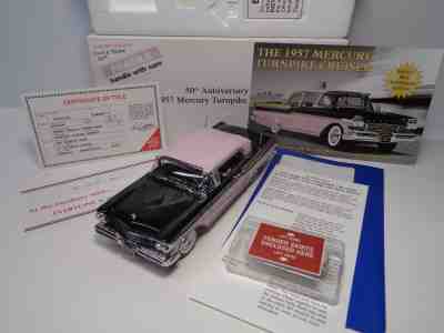 DANBURY MINT 1957 50th ANN. MERCURY TURNPIKE CRUISER HT BNIB  RARE NO RASH DOCS