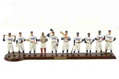 NEW DANBURY MINT 1955 BROOKLYN DODGERS TEAM STATUE