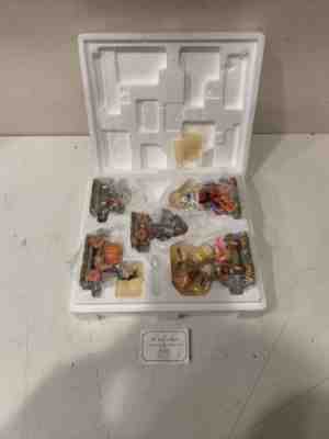 SNOOPY PEANUTS CHARLIE BROWN DANBURY MINT HALLOWEEN TRAIN FIGURINE SET 2002