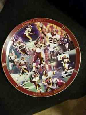 The Danbury Mint Darrell Green NFL Washington Redskins collector plate EUC