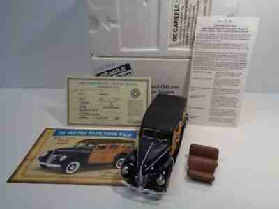 DANBURY MINT 1940 FORD DELUXE STATION WAGON COMPLETE BNIB W/DOC & BRO NO RASH
