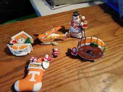 Tennessee Vols Christmas Ornaments By The Danbury Mint 2010 11 12 13 And 15