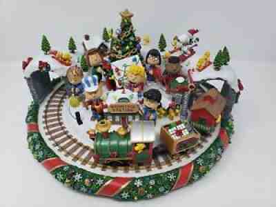 The Danbury Mint - Peanuts Christmas Wonderland Light Train