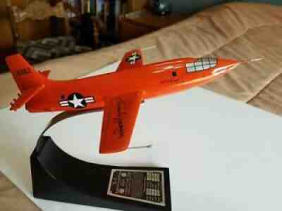 Chuck Yeager Signed Bell X-1 Rocket Research Plane Model with Box (Danbury Mint)