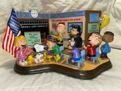 Danbury Mint Peanuts Snoopy "You're a Class Act" Charlie Brown!Â  VERY RARE!Â Â 