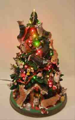 Danbury Mint Corgi Dog Christmas Tree Lighted Figurine Retired RARE Please READ